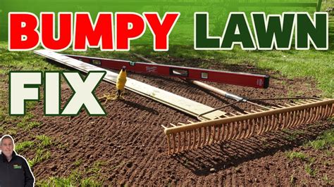 How To Make Your Lawn Level And Flat Beginners Guide To Lawn Levelling Youtube