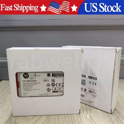 Allen Bradley R D R Ser A Guardmaster Doble Entrada Di Rel