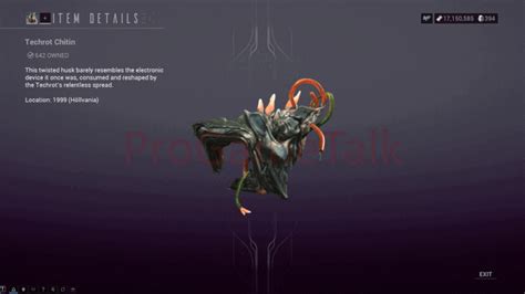 Warframe Techrot Chitin How To Get Uses ProGameTalk