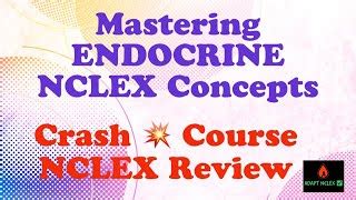 Endocrine Nclex Review Nclexreview Crash Course A Doovi