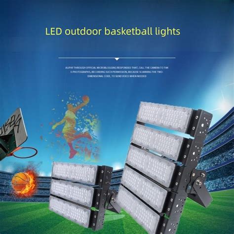 Ip Outdoor Aluminium Alloy Squre Basketball Court Led Flood Light