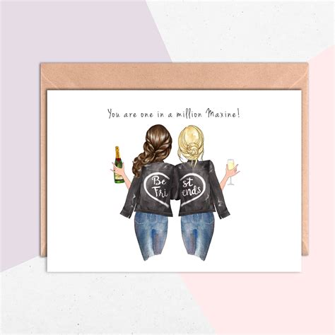 Best Friend Th Birthday Card Printable Personalised Th Etsy Hot Hot