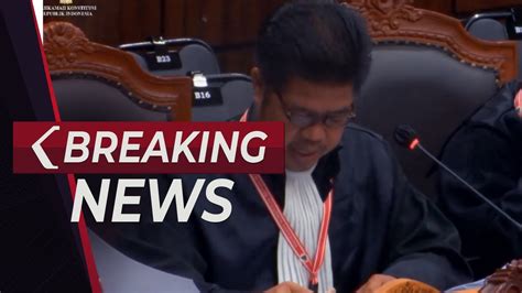 Breaking News Sidang Sengketa Pileg Wilayah Jawa Barat Jawaban