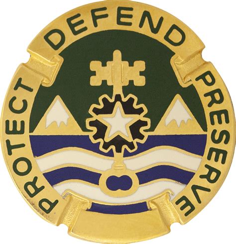 177th MIlitary Police Brigade Unit Crest Protect Defend Preserve