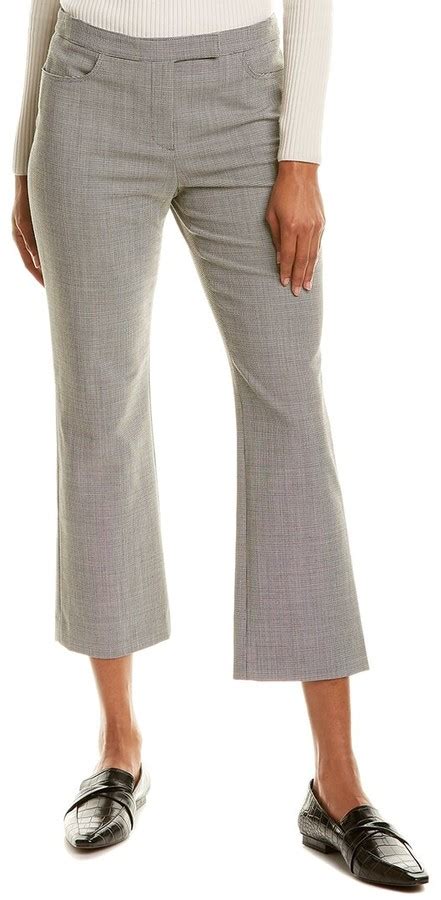 Theory Houndstooth Wool Blend Pant Shopstyle