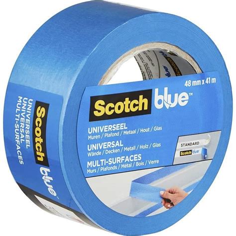 Scotchblue Ruban De Masquage De Peinture Multi Surfaces Mm X M