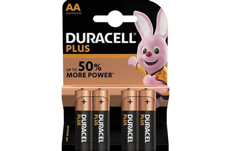 DURACELL Batterien Plus Mignon AA o Micro AAA 1 5 V 4 Stück