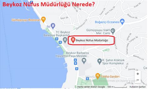 İstanbul Beykoz Nüfus Müdürlüğü Telefon Adres ve İletişim Nüfus