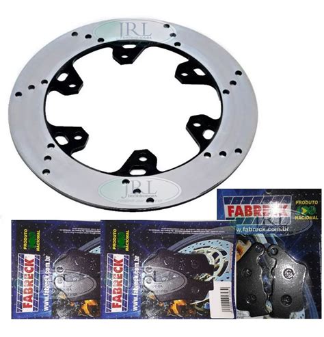 Kit Disco Pastilha De Freio Yamaha Xt Z Tenere Fabreck