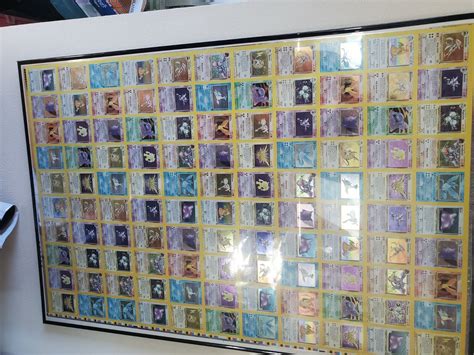 Mavin Rare Holographic Pokemon Uncut Card Sheet 110 Cards Fossil