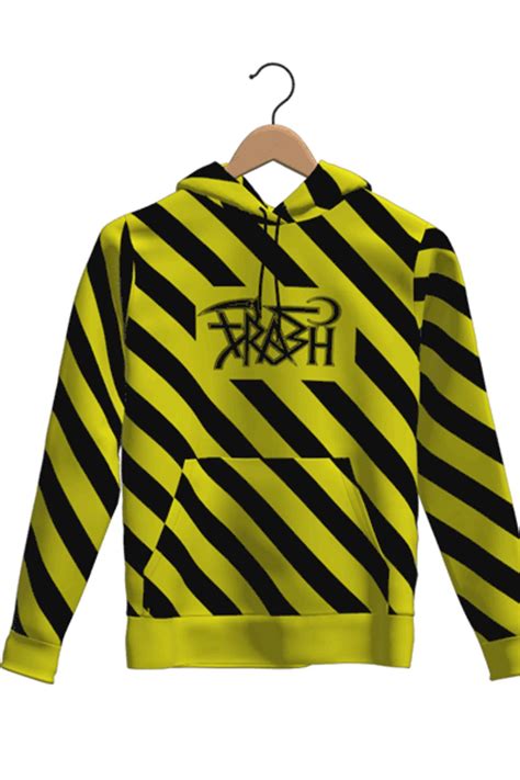 WARNING TRASH GANG HOODIE - ShopperBoard