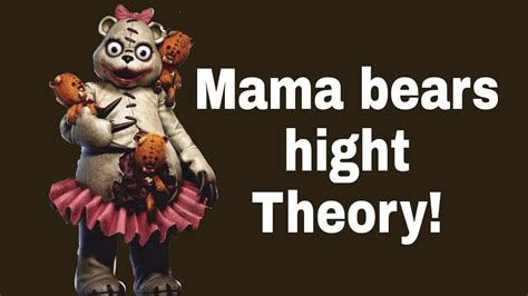 Mama Bears Hight Theory Dark Deception Chapter 4 YouTube