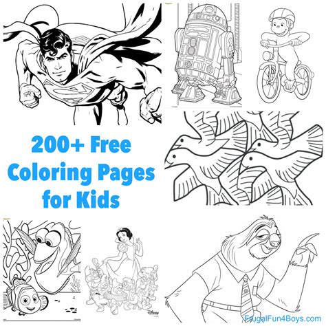 Printable Fun Coloring Sheets For Kids