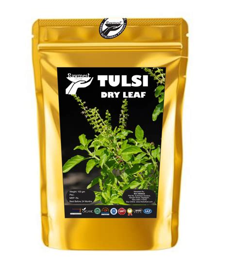 Rawmest Dried Tulsi Leaves Gm Queen Of Herbs Dried Tulsi Buds