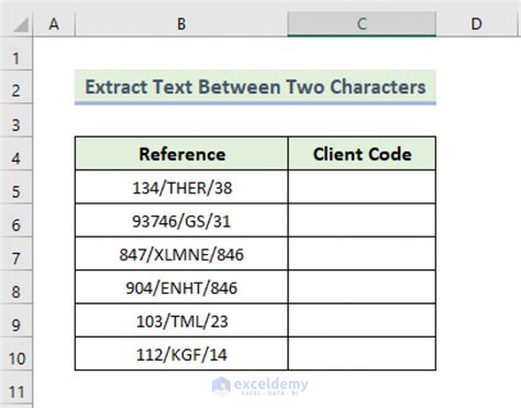 How To Extract Text Between Two Characters In Excel 4 Methods