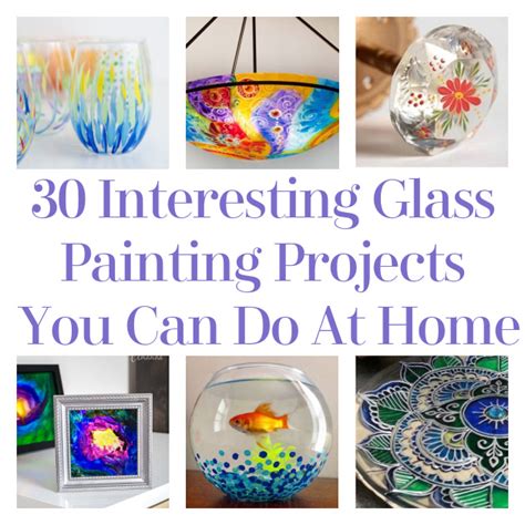 30 Interesting Glass Painting Projects You Can Do At Home