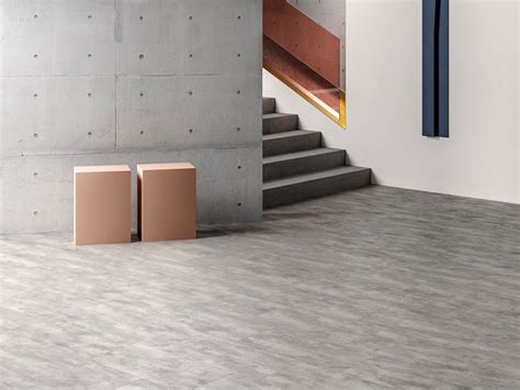 LVT Flooring With Concrete Effect MODULEO 55 TILES CONCRETE By IVC