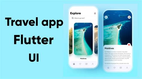 Flutter Travel App UI Speed Code