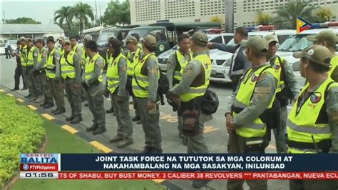 Joint Task Force Na Tututok Sa Mga Colorum At Nakahambalang Na Mga