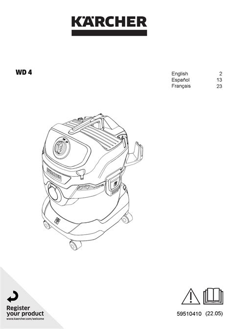 KÄRCHER WD4 OPERATOR'S MANUAL Pdf Download | ManualsLib