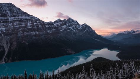 Wallpaper Landscape Mountains Nature Reflection Snow Sunrise