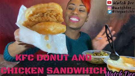 Kfc Donut And Chicken Sandwich Youtube