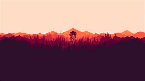 Firewatch Desktop Wallpaper Hd