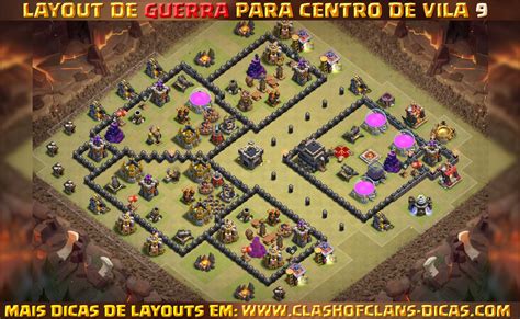 Layouts Para Cv Em Guerra Clash Of Clans Dicas