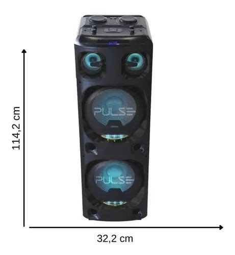 Caixa De Som Amplificada Pulse 2200w Sp500 Potente Bluetooth R 2 235