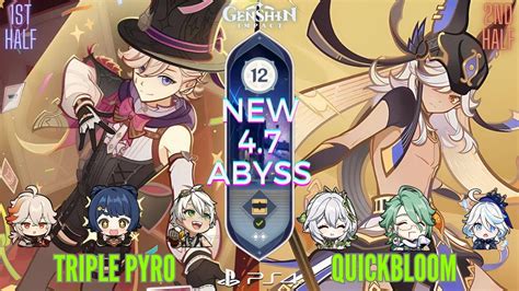 Lyney Pyro Cyno Quickbloom New Spiral Abyss Floor