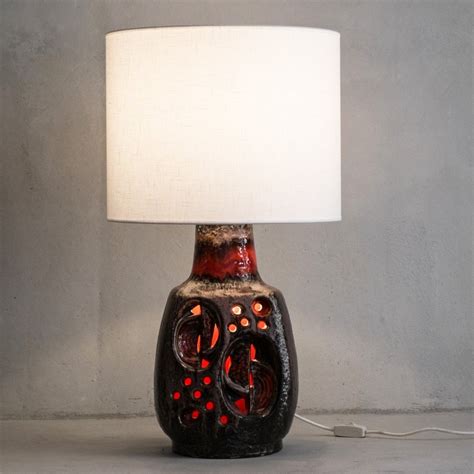 Fat Lava Ceramic Table Lamp By Hustadt Leuchten S