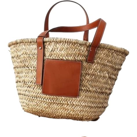 Sac Seau En Paille Pour Femme Sac De Plage D T Bandouli Re Sac