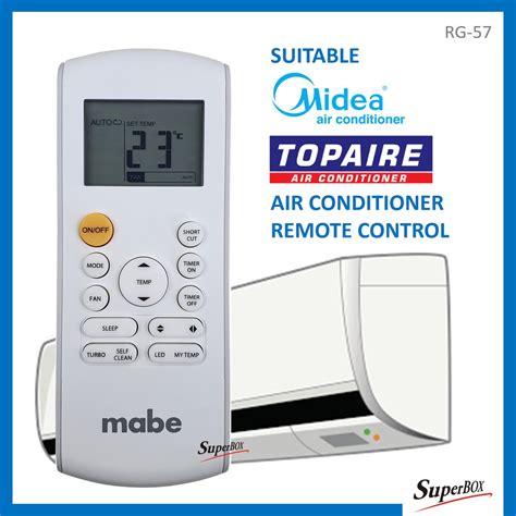 Midea Topaire Replacement For Midea Topaire Air Cond Aircond Air