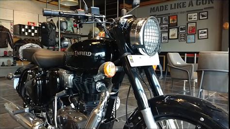 2020 Bs6 Royal Enfield Pure Black L Classic 350s Youtube