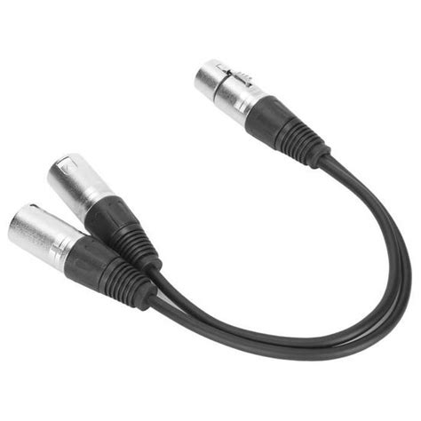 Hurrise C Ble Xlr Femelle Vers Double Xlr M Le Connecteur Micro Y