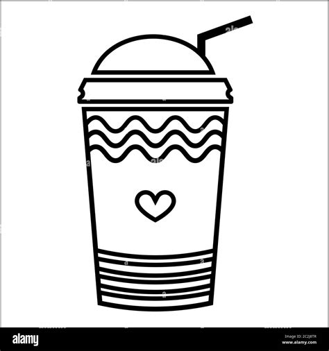 Coffee Takeaway Cup Vector Art Illustration Stock Vector Image & Art ...