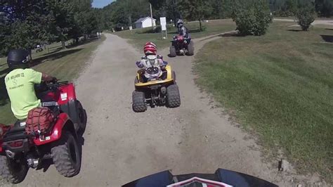 Honda Trx 450r Atv Ride Through Warren Nh Trail System Part 1 Youtube