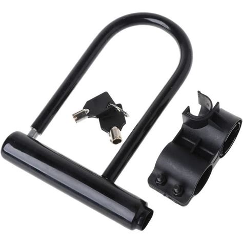 U antivol antivol trotinette Casque de vélo Serrure Blocage de Roue