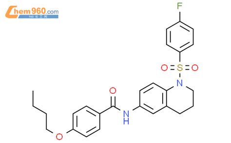 946335 54 2 4 Butoxy N 1 4 Fluorophenyl Sulfonyl 3 4 Dihydro 2H