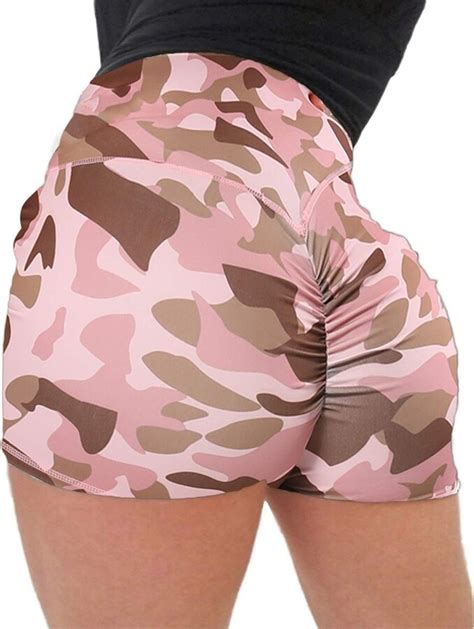 Fittoo Womens Sports Butt Scrunch Push Up Short Silk Slim Gym Workout Yoga Hot Pants Shopstyle