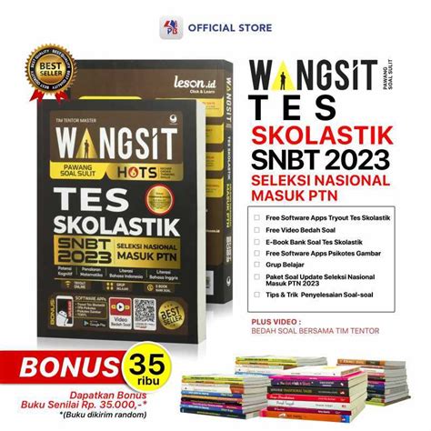 Jual Buku Wangsit Snbt 2023 Wangsit Pawang Soal Sulit Tes Skolastik