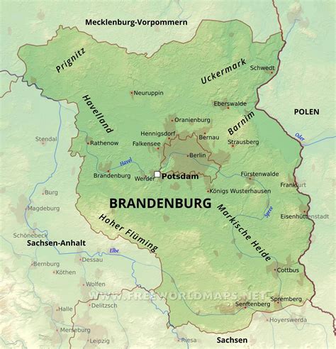 Brandenburg Map