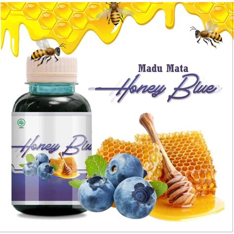 Jual Madu Herbal HONEYBLUE Madu Mata Membantu Mengatasi