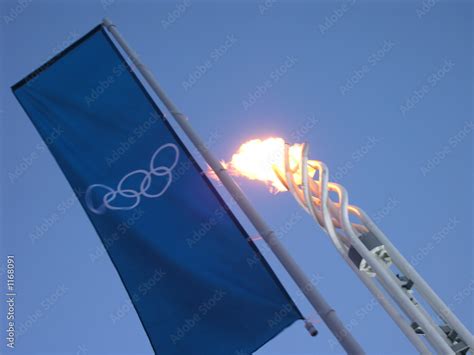 olympic flame Stock Photo | Adobe Stock