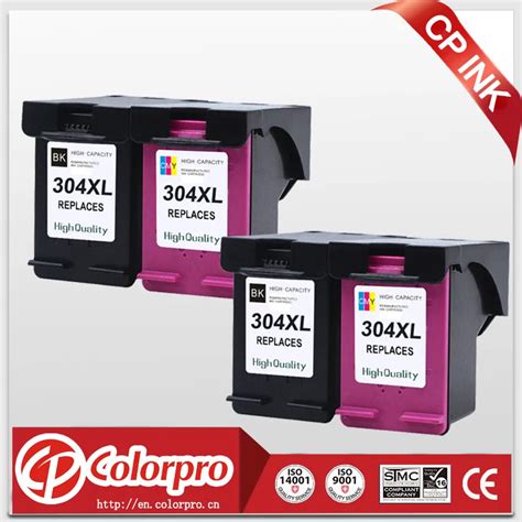 Wholesale 4PK for HP 304 304xl Ink cartridge for HP Deskjet 3720 3721 ...