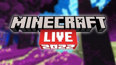 Minecraft Live 2022 Youtube