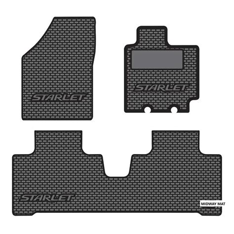 Toyota Starlet Mat Set Interior To Present Rubber Direct