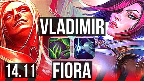 Vladimir Vs Fiora Top Rank 4 Vlad 69 Winrate 613 Dominating