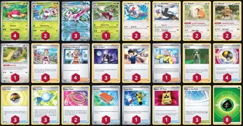 Pokemon TCG Tsareena Ex Bibarel Deck With Hisuian Braviary Hobbies