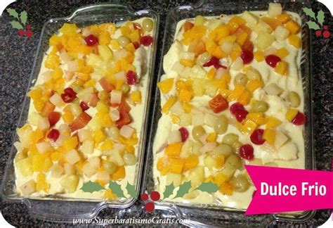 Receta Postre Dulce Frío para estas navidades Súper Baratísimo